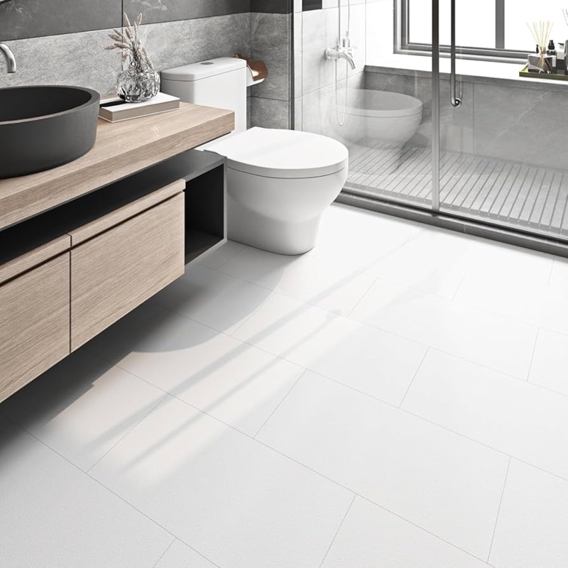 Floor Tile Matte Large Format Peel and Stick Vinyl Modern