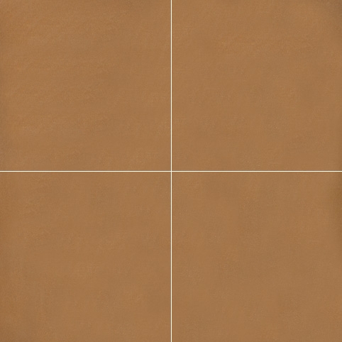 Floor Tile Matte Warm Tan Cement Look Square Solid Color