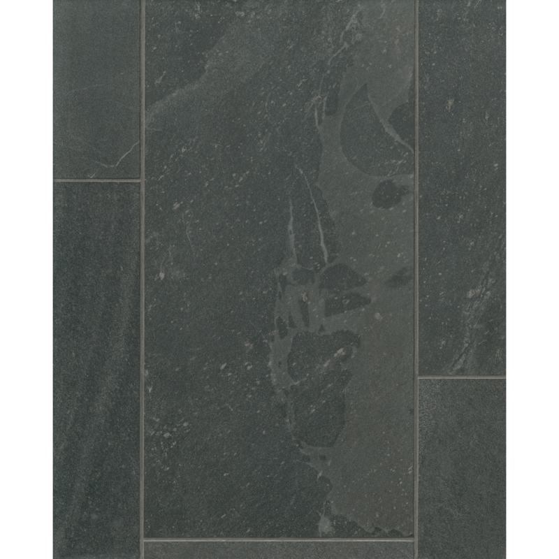 Floor Tile: Natural Slate Texture, Charcoal Slate Porcelain Tile, Large Format, Matte Textured