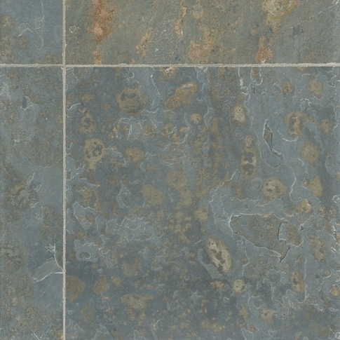 Floor Tile Oxidized Accents Natural Cleft Multicolor Slate Rustic Flooring