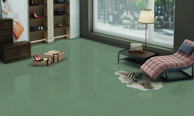 Floor Tile Polished Large Format Ceramic Showroom