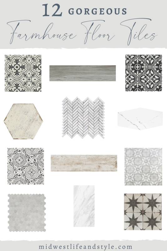 Floor Tile Samples Collection with Wood Look and Marble Veining Patterns