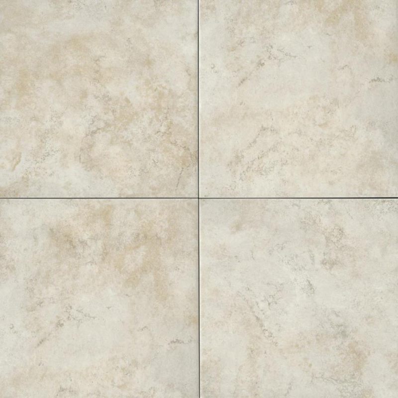 Floor Tile Square Matte Fawn Tone with Mottled Stone Texture