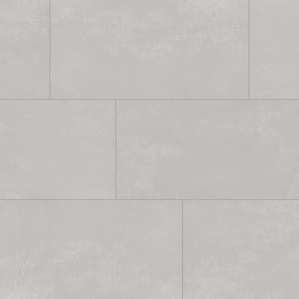 Floor Tile Staggered Pattern Concrete Texture Matte Large Format