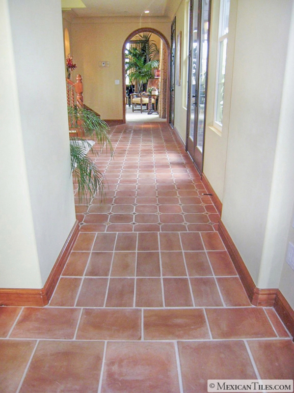 Floor Tile Terracotta Rectangular Format Transitional Patterns