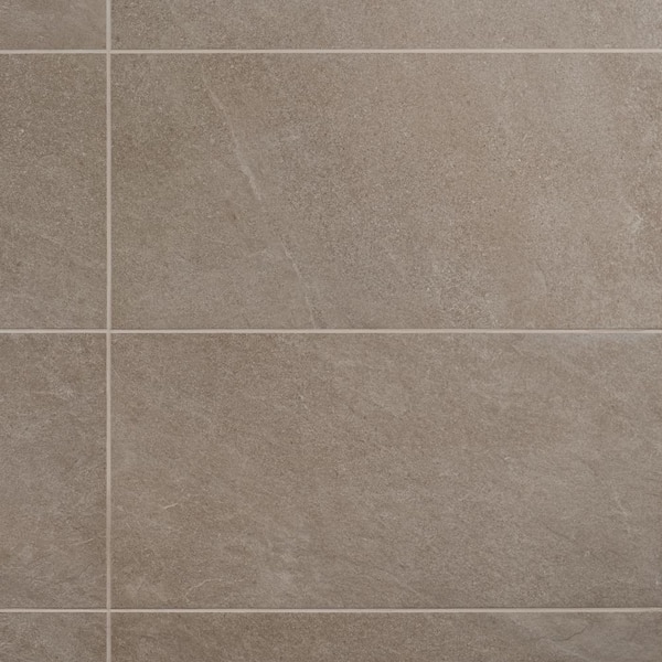 Floor Wall Tile Matte Stone Look Caramel Porcelain Large Format