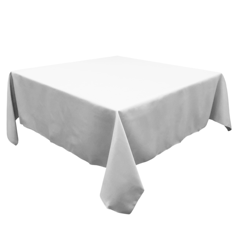 Forest Green Square Overstock Premium Tablecloths, Size 84 in. | Fits 60 - 72 in. Standard Height Table with Standard Drape
