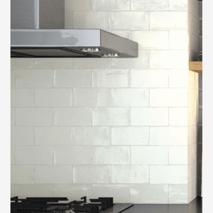 Glossy Handmade Look Wall Tile Rippled Texture Modern Farmhouse