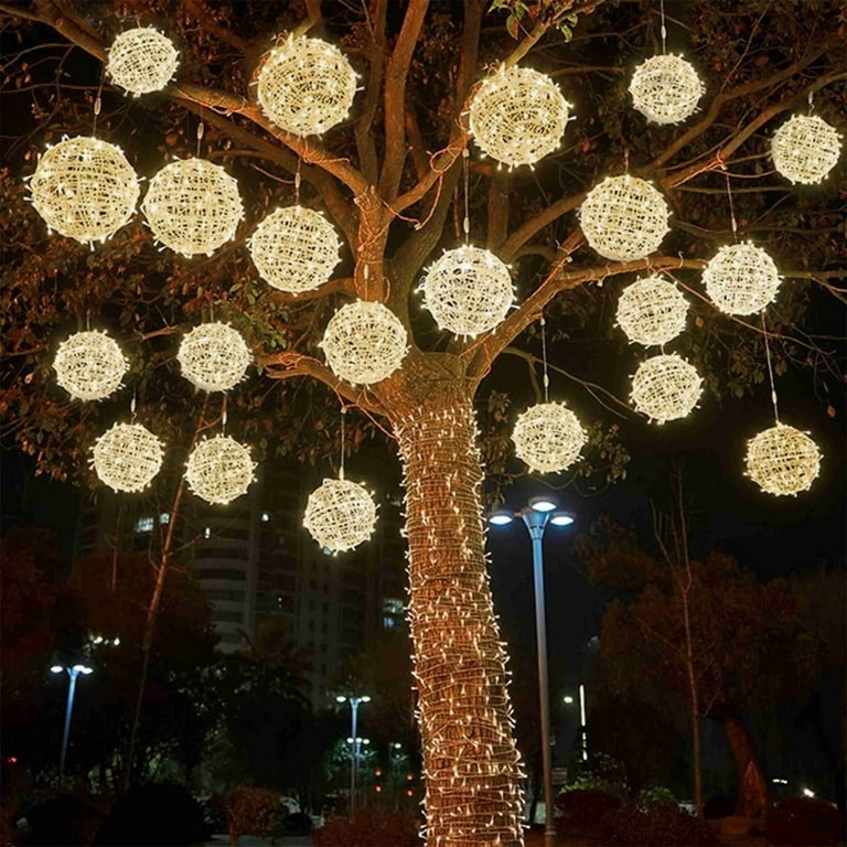 Hanging Sphere Lights Woven Mesh Texture Enchanting
