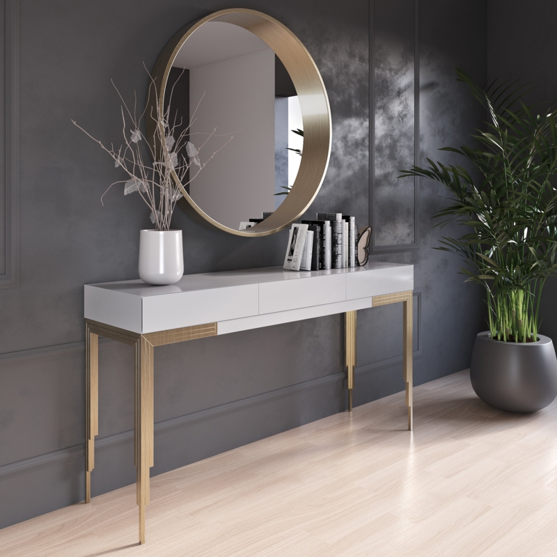 Hispania Home 59" Console Table and Mirror Set | Wayfair