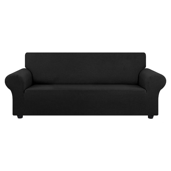 Jacquard Checked Sofa Slipcover Stretch Fit Protector