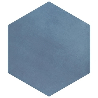 Merola Tile Horizon Hex Azul 7-3/4" x 9" Porcelain Floor and Wall Tile -  Bed Bath & Beyond - 36190965