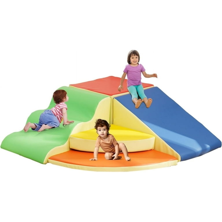 Modular Foam Climbing Blocks 5-Piece Set for Toddlers