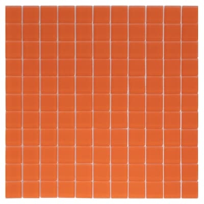 Mosaic Tile Vibrant Ceramic Square Grid Layout Modern