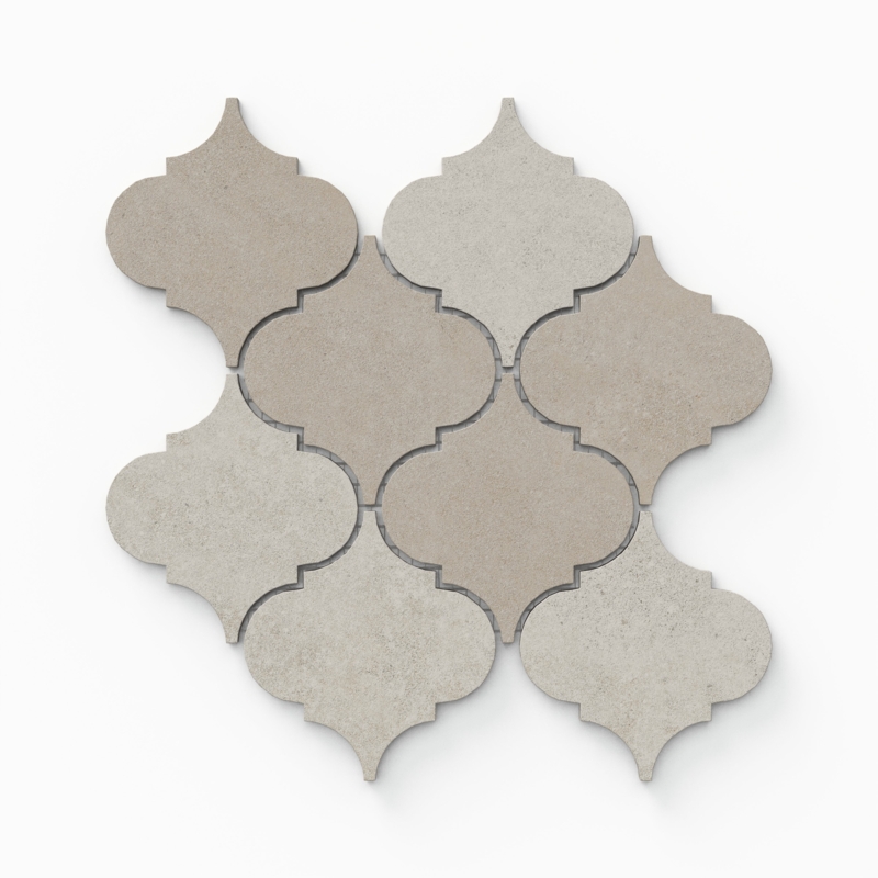 Mosaic Tile Warm Blend Palette Matte Porcelain Arabesque