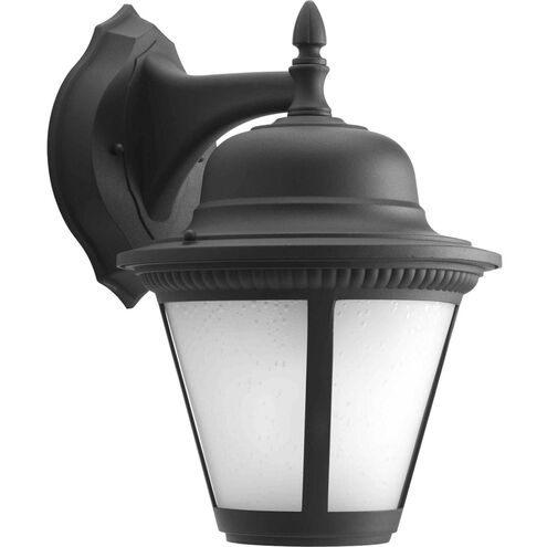 Outdoor Wall Lantern Tapered Silhouette Seeded Glass Top Finial Classic