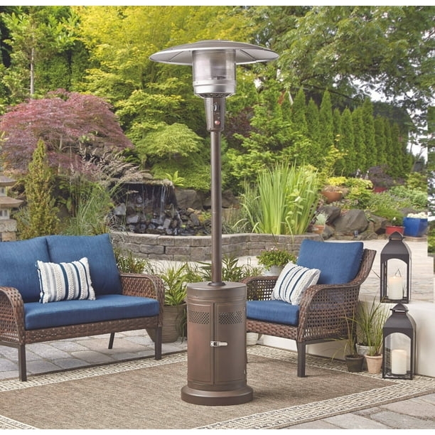Patio Heater, Bronze Freestanding Pole, High BTU Design