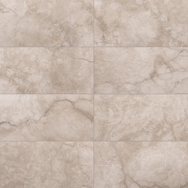 Porcelain Tile Matte Rectified Edge Large Format Marble Veining