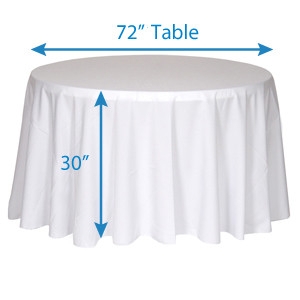 Round Tablecloth White Floor Length Fabric Minimalist Seamless Draped