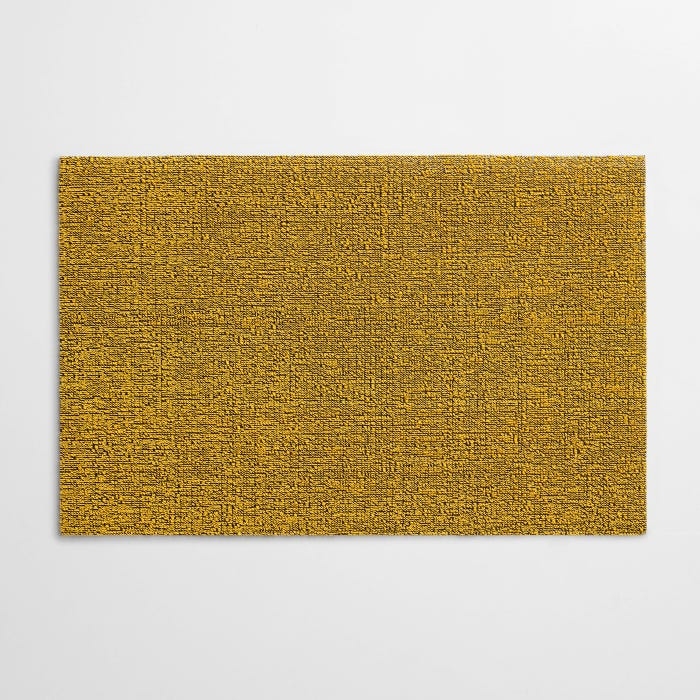 Shag Doormat Loopy Texture Canary Hue Minimalist Porch Rug Styling