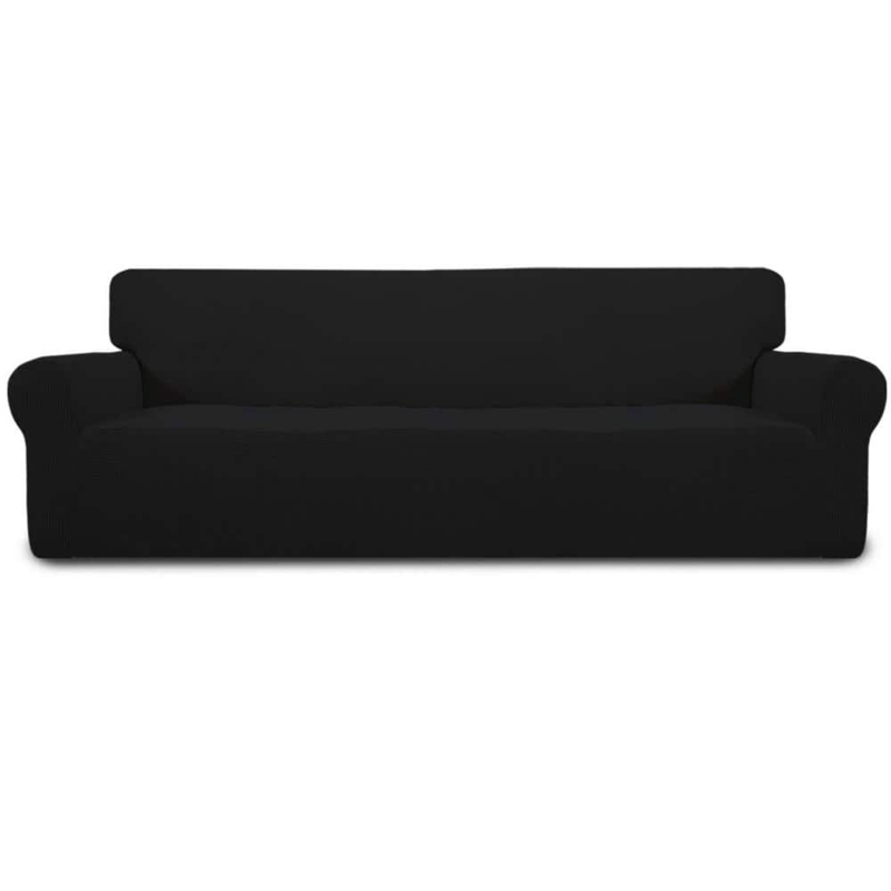 Sofa Slipcover 4 Seater Capacity Form Fitting Stretch Rolled Arms