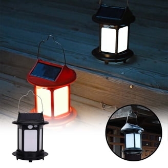 Solar Lanterns with Pagoda Silhouette and Motion Sensor