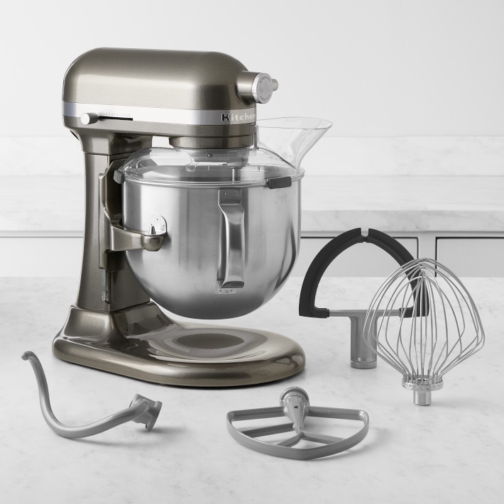 Stand Mixer 7 Quart Bowl-Lift in Metallic Bronze Finish with Attachments