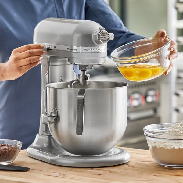 Stand Mixer 8 Quart Contour Silver Bowl-Lift for Professional Use