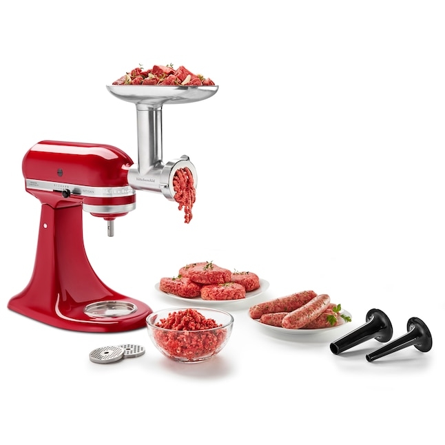 Stand Mixer Attachment Brushed Stainless Steel Food Grinder Kit