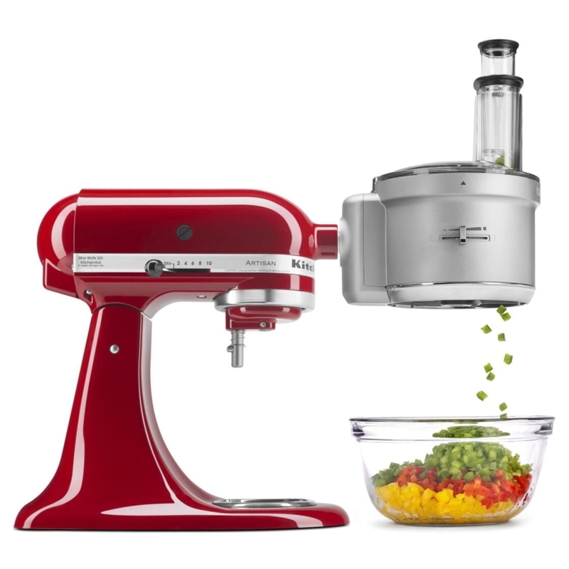 Stand Mixer Attachment External Adjustable Slicing Wide Feed Tube