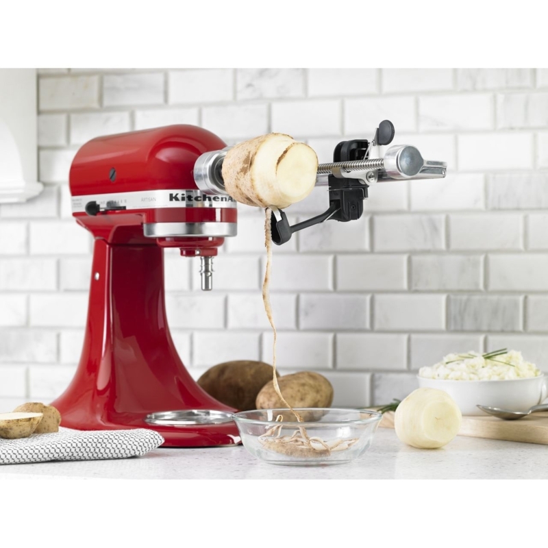 Stand Mixer Attachment Vegetable Peeling Action Metal Spiralizer Kit
