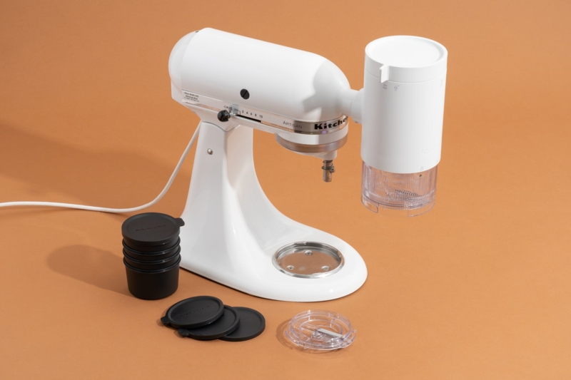 Stand Mixer Sifter Scale Attachment All White Finish Tilt Head
