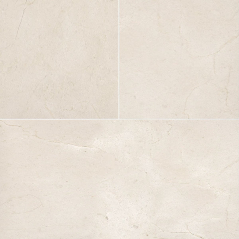 Stone Tile Honed Crema Marfil Tone Matte Subtle Veining Classic Beige