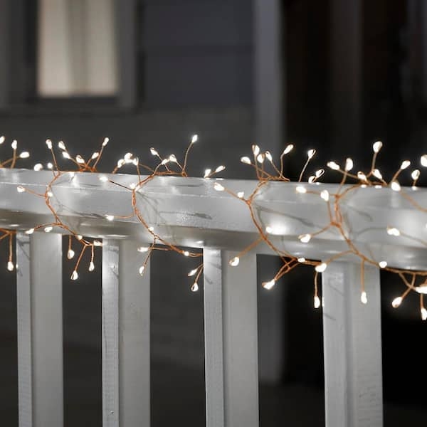 String Lights Branched Willow Micro LED Copper Warm White Porch Decor