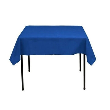 Tablecloth Royal Blue Square Vibrant Hue Modern Clean Matte Finish