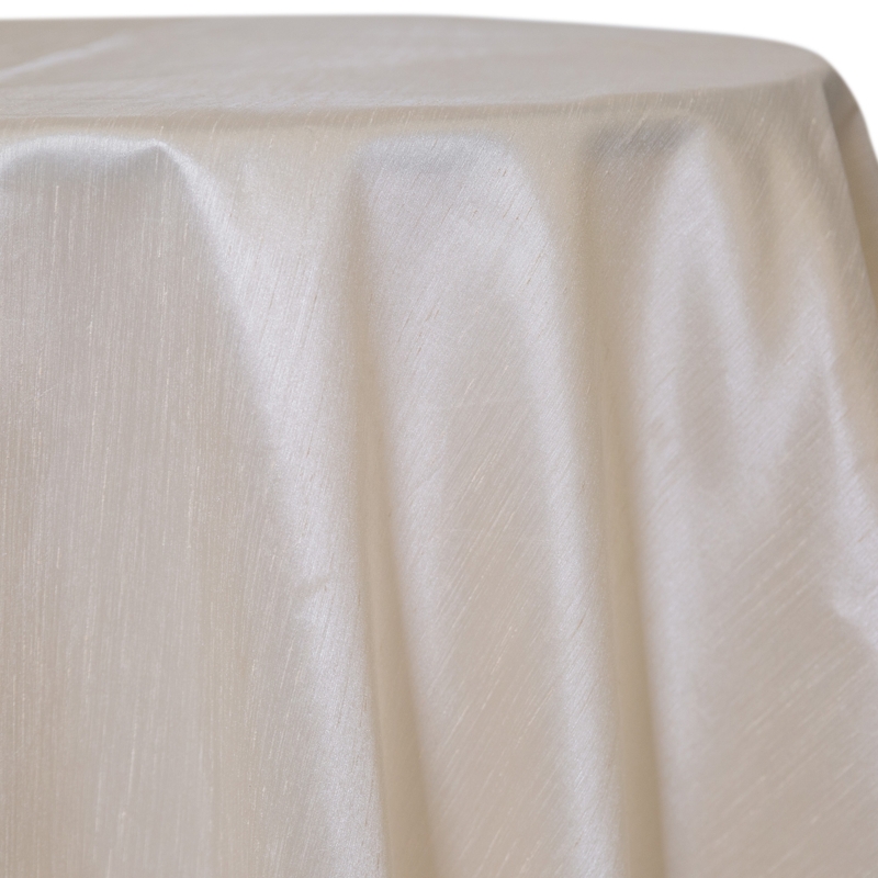 Tablecloth Shantung Satin Slubbed Texture Floor Length Formal