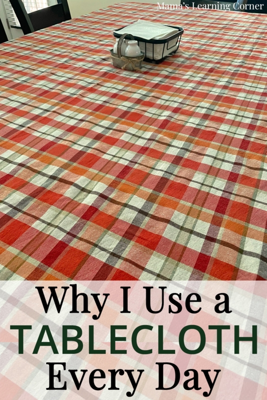 Tablecloth Warm Plaid Pattern Rustic Farmhouse Cozy Dining Linens