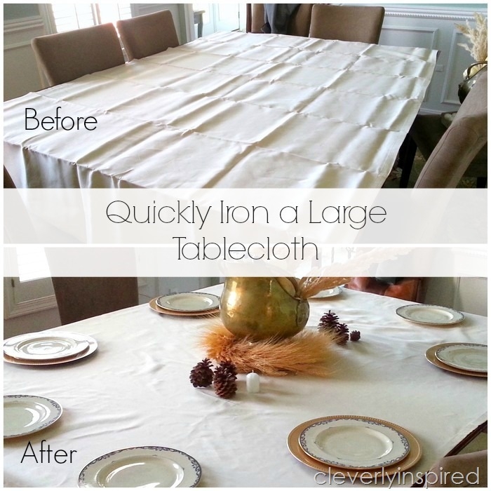 Tablecloth White Smooth Fabric Rustic Harvest Centerpiece Elegant Dining