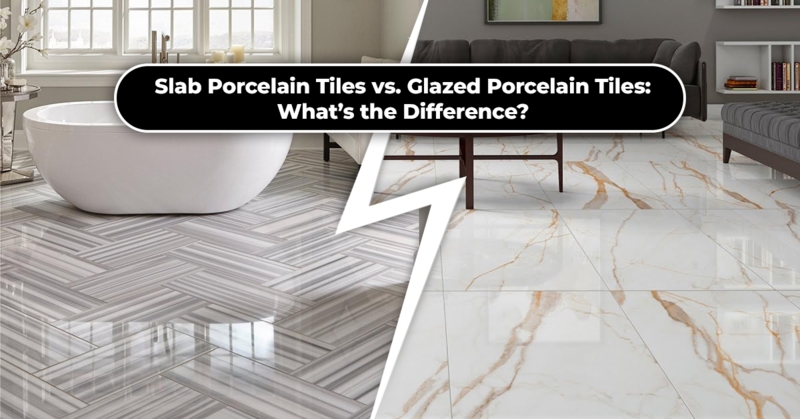Tile Herringbone Layout Marble Look Glossy Porcelain