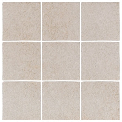 Tile Matte Warm Beige Granulated Texture Ceramic Natural Organic
