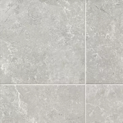 Tile Modern Stone Look Light Grey Mottling Matte Finish