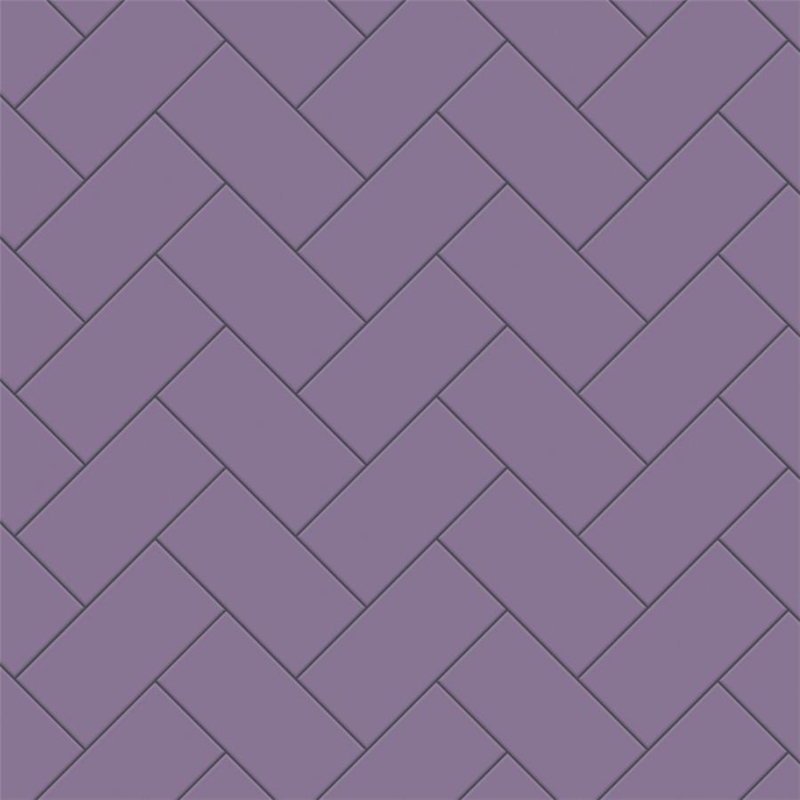 Tile Muted Violet Herringbone Matte Ceramic Rectangular Layout