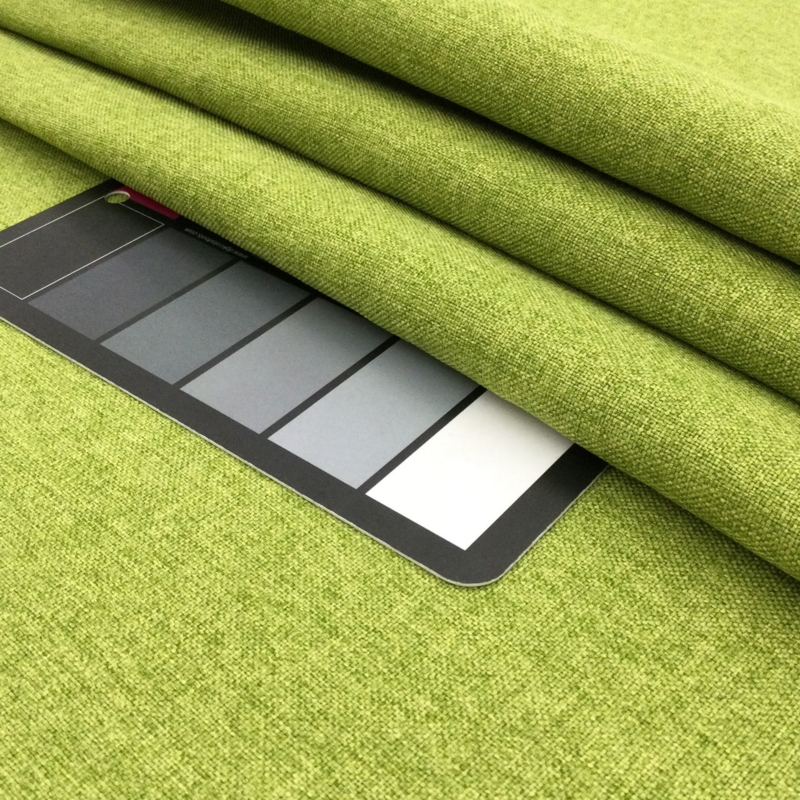 Upholstery Fabric Citron Green Two Toned Woven Textile