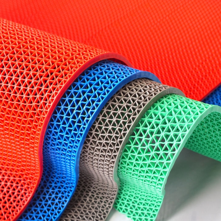 Utility Mat S Mesh Texture Open Loop Design Multi Color Industrial