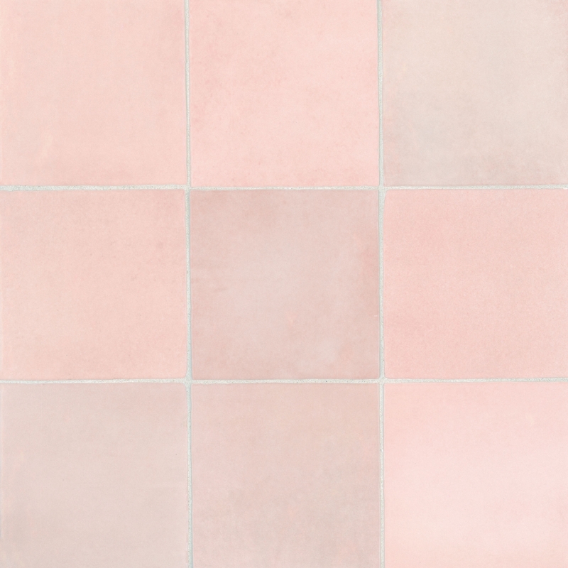 Wall Tile Glossy Blush Square Tonal Variation Finish
