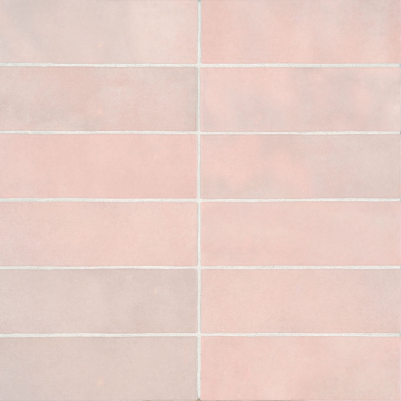Wall Tile Glossy Rectangular Variegated Color Ceramic