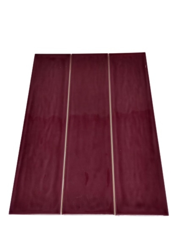 Wall Tile Glossy Wine Red 3x12 Subway Handmade Look