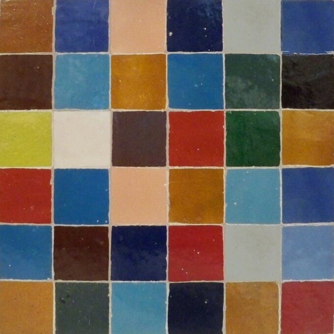 Wall Tile Handmade Texture Irregular Edges Eclectic Moroccan Backsplash