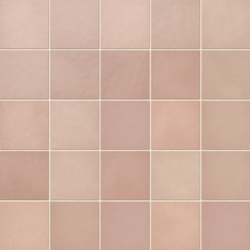 Wall Tile Matte Square Format Ceramic Minimalist