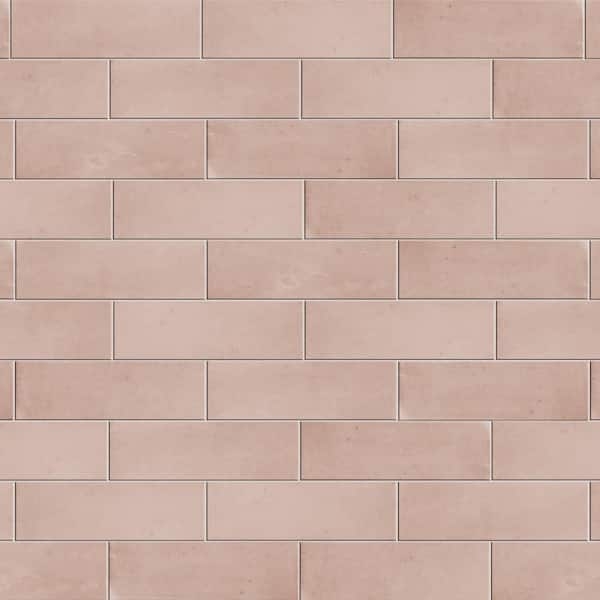 Wall Tile Matte Subway Staggered Mottled Texture